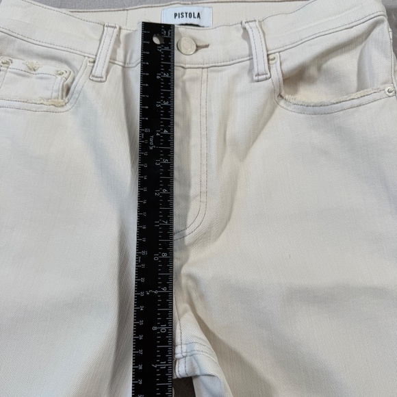 Pistola Jeans Womens Size 28 Sandstone Lennon High Rise Crop Boot - Picture 5 of 13